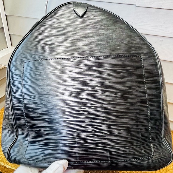 Louis Vuitton Black Epi Keepall 60 - Picture 6 of 12